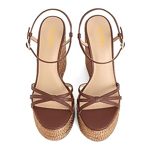 【XMZY】Hollow Platform Sandals 国内発送・関税送料込 Womens Clear Platform Sandals with Mesh Bowknot, Open Toe